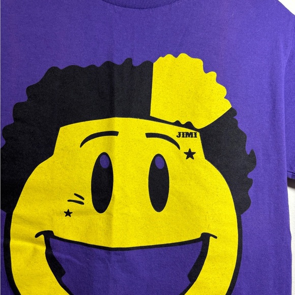 Purple Wiz Khalifa and Jimi Hendrix T Shirt size small 120 - Picture 3 of 5